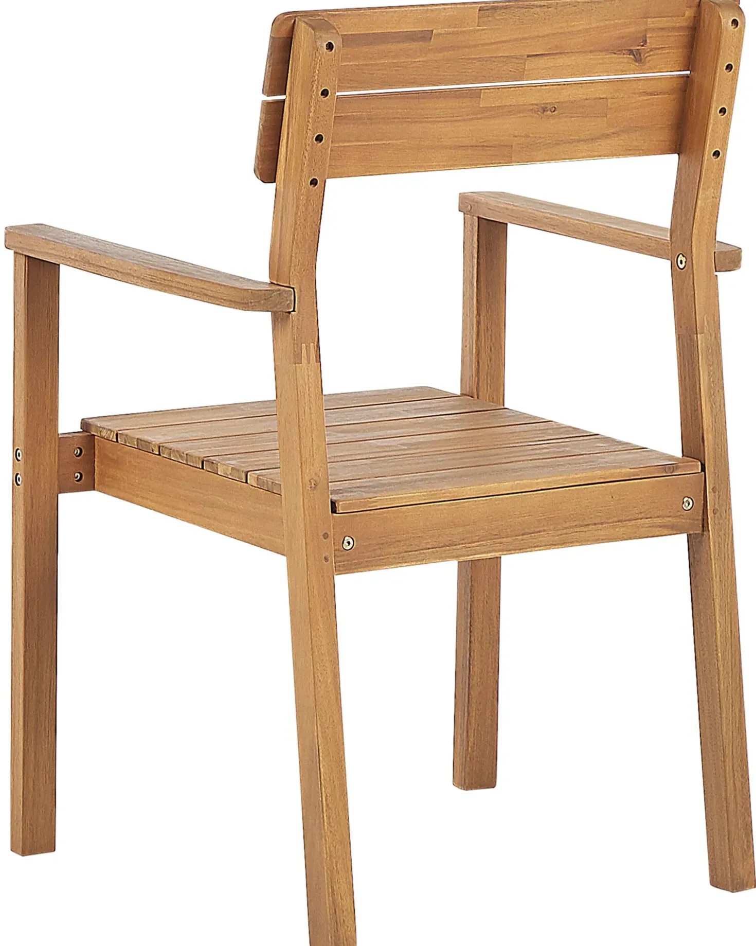 Set di 2 sedie da giardino FORNELLI Legno d'acacia Marrone