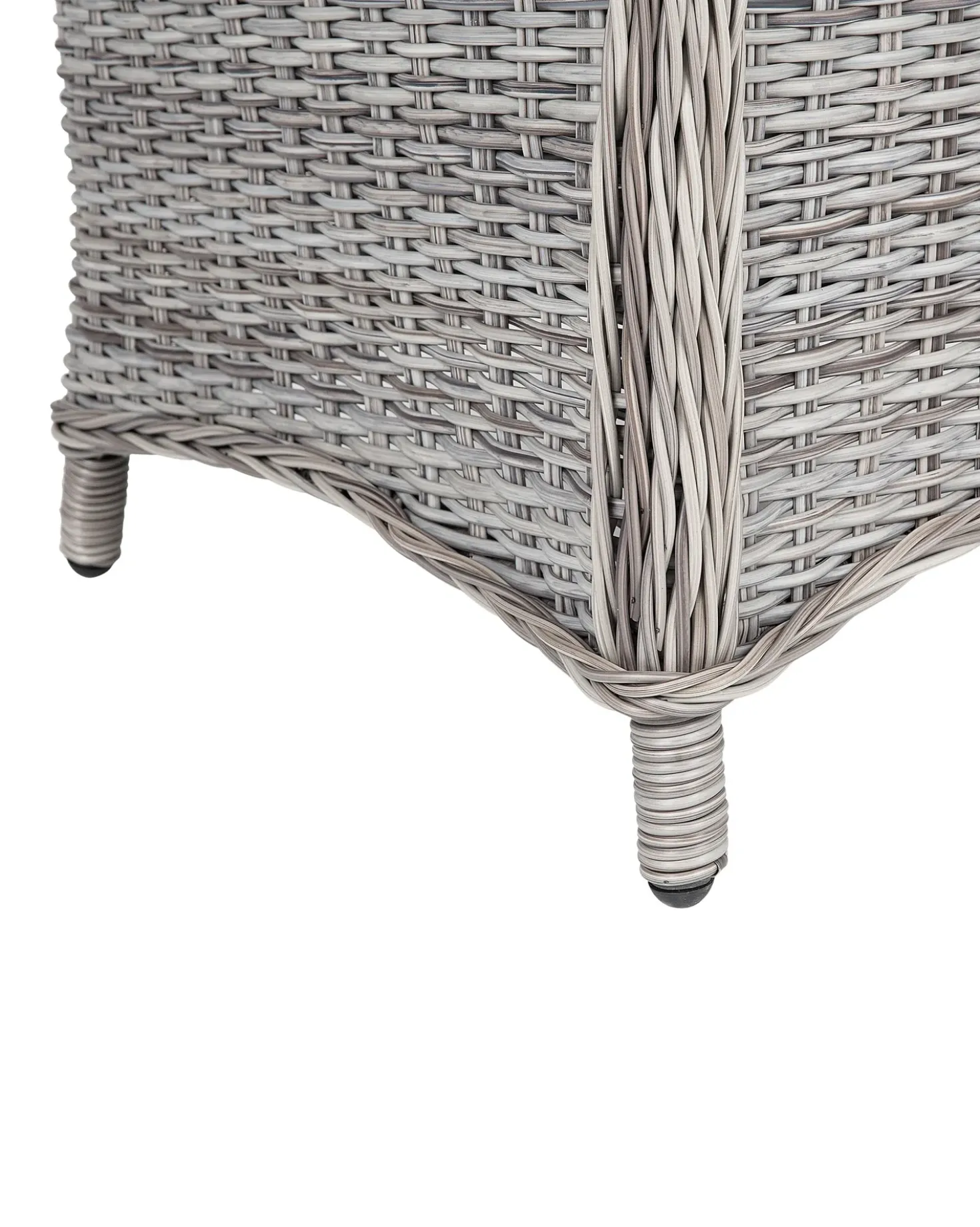 Set di 2 sedie da giardino con cuscini CASCAIS Rattan sintetico (PE) Grigio