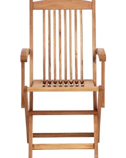Set di 2 sedie da giardino con cuscini MAUI PREMIUM Legno d'acacia Grigio chiaro