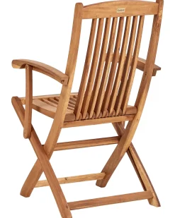 Set di 2 sedie da giardino con cuscini MAUI PREMIUM Legno d'acacia Grigio chiaro