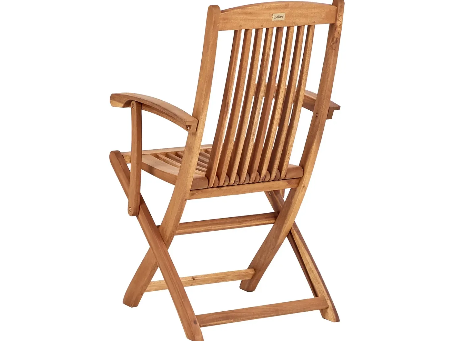 Set di 2 sedie da giardino con cuscini MAUI PREMIUM Legno d'acacia Blu