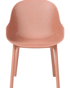 Set di 4 sedie da giardino TIGGIANO Corallo