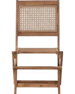 Set di 2 sedie da giardino PARAGGI Legno di acacia certificato Marrone scuro