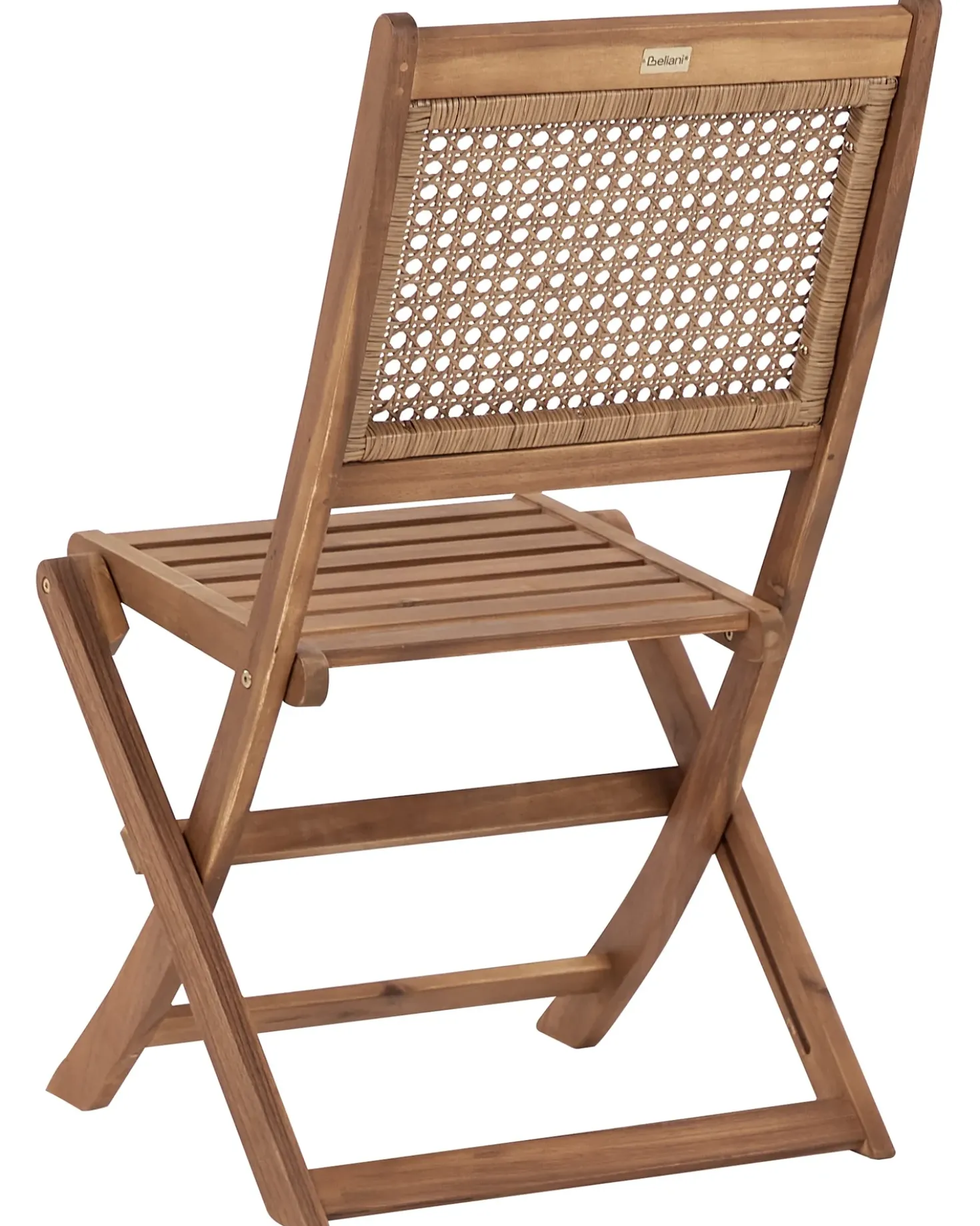 Set di 2 sedie da giardino PARAGGI Legno di acacia certificato Marrone scuro