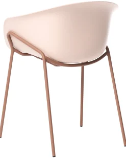 Set di 2 sedie da giardino METEORA Materiale sintetico Beige