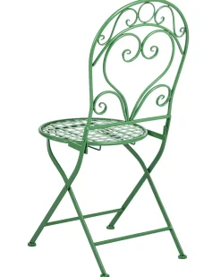 Set di 2 sedie da giardino ALBINIA Metallo Verde