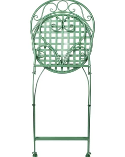 Set di 2 sedie da giardino ALBINIA Metallo Verde