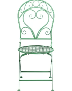 Set di 2 sedie da giardino ALBINIA Metallo Verde