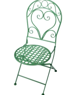 Set di 2 sedie da giardino ALBINIA Metallo Verde