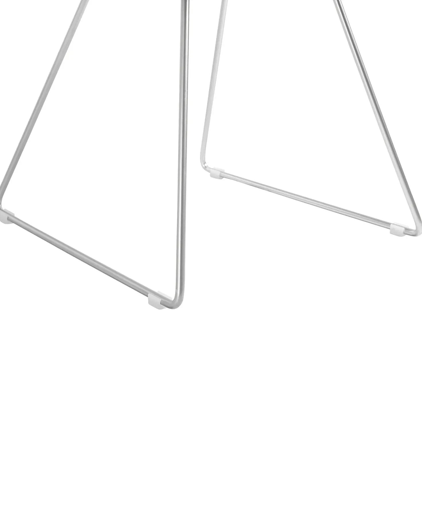 Set di 2 sedie da pranzo AURORA Metallo Argento