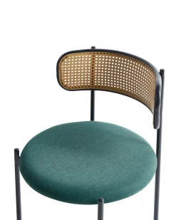 Set di 2 sedie da pranzo ANDOVER Metallo Verde