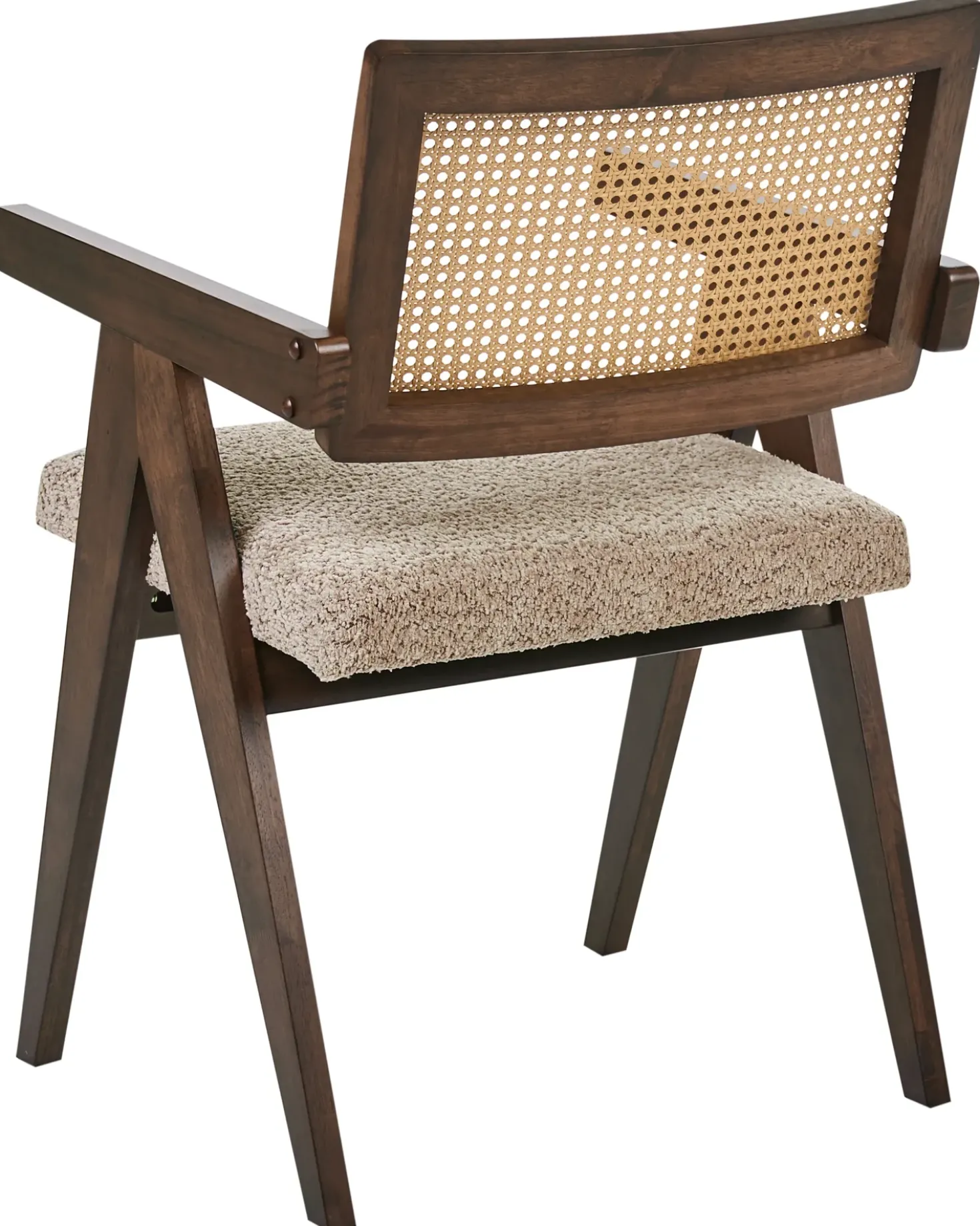 Set di 2 sedie da pranzo AVA Legno Marrone/Tortora