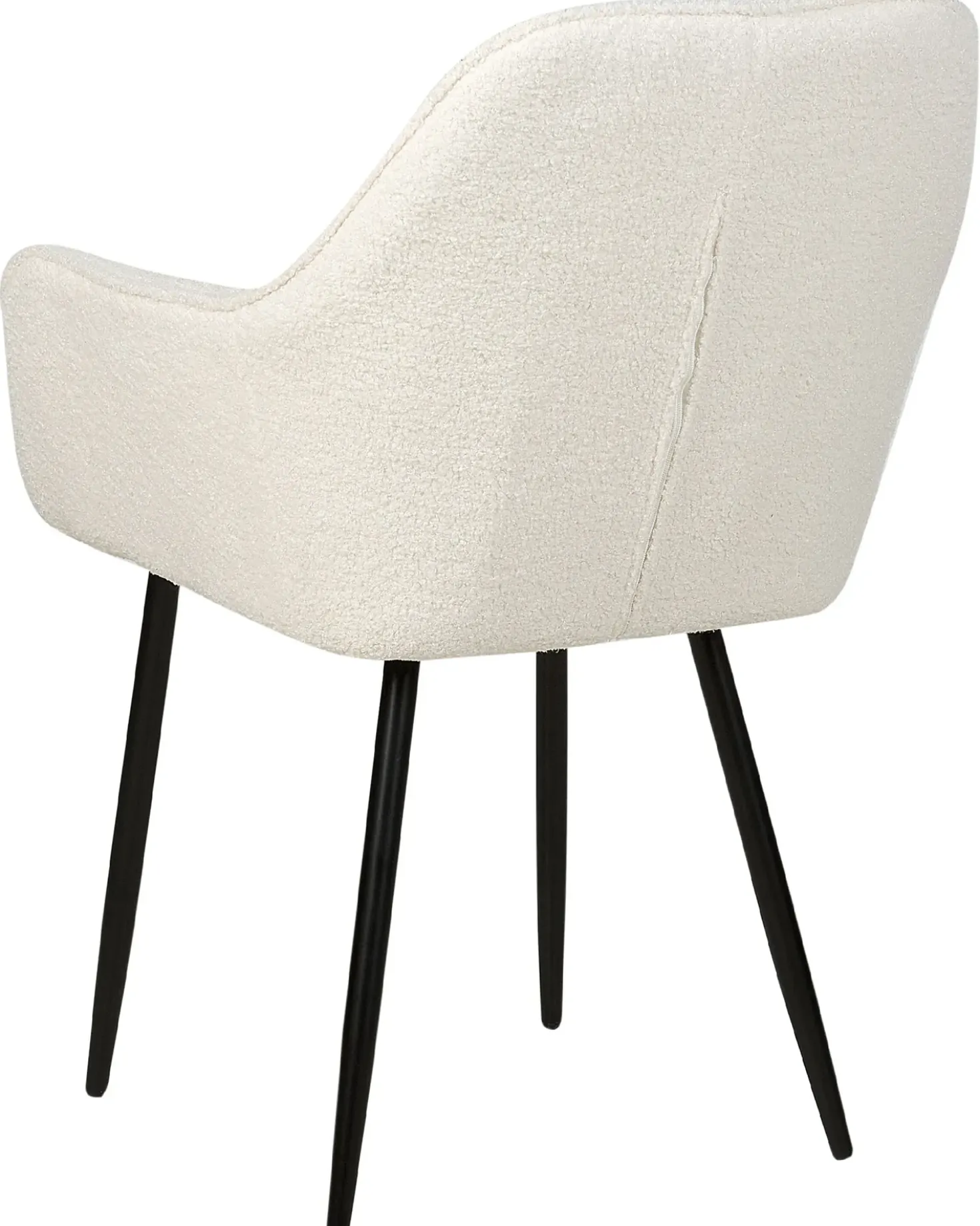 Set di 2 sedie da pranzo ALDEN II Bouclé Bianco