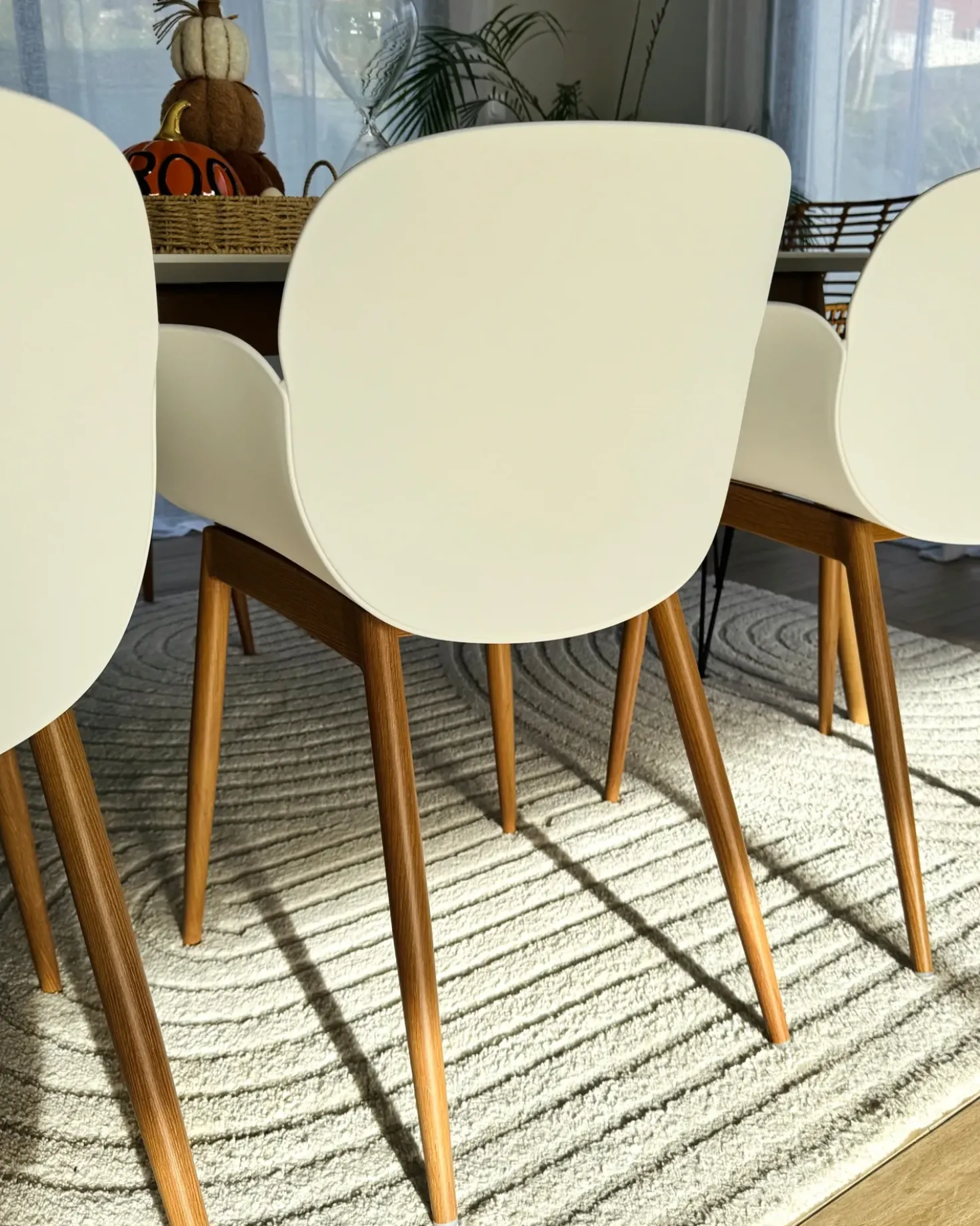 Set di 2 sedie da pranzo ABILENE Bianco