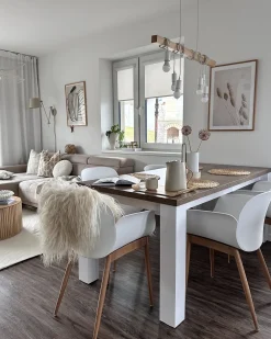 Set di 2 sedie da pranzo ABILENE Bianco
