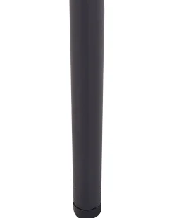 Set di 2 sedie da pranzo ADA Tessuto Grigio scuro