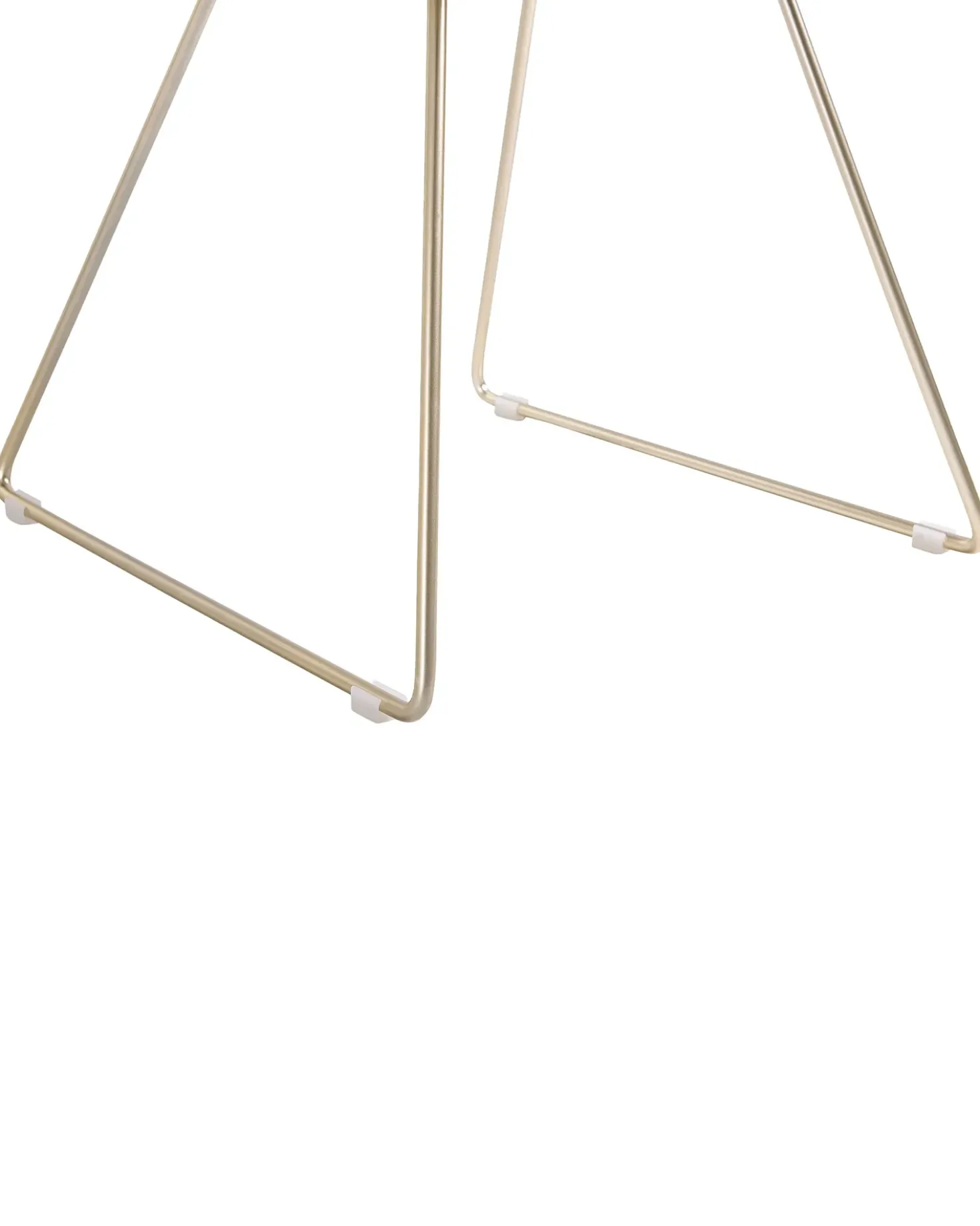 Set di 2 sedie da pranzo AURORA Metallo Oro