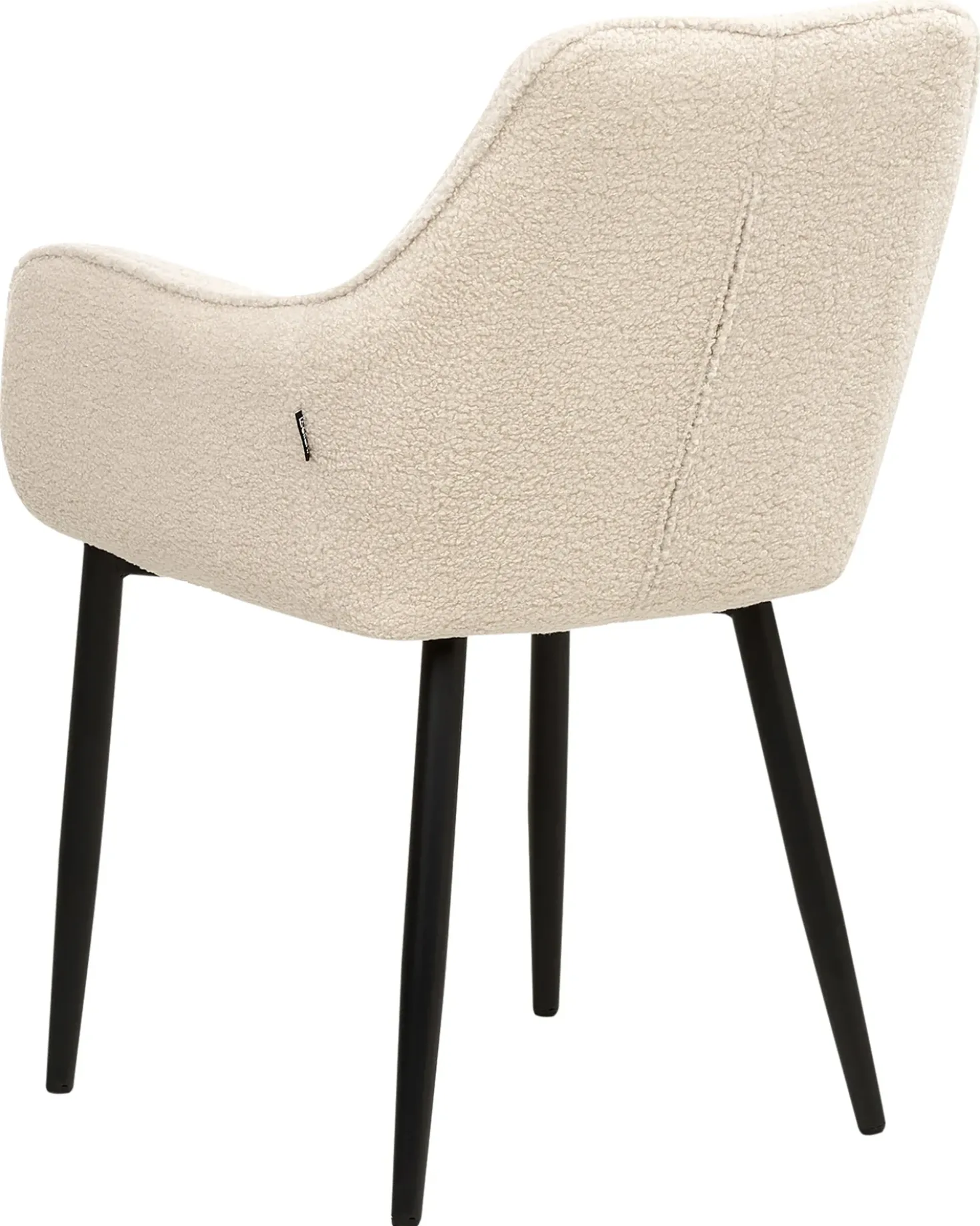Set di 2 sedie da pranzo ALDEN Bouclé Beige chiaro