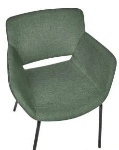 Set di 2 sedie da pranzo AXTEL Tessuto Verde