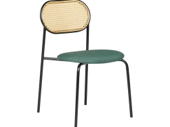 Set di 2 sedie da pranzo ADAVER Metallo Nero