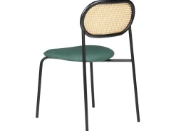 Set di 2 sedie da pranzo ADAVER Metallo Nero