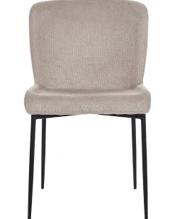 Set di 2 sedie da pranzo ADA Tessuto Tortora