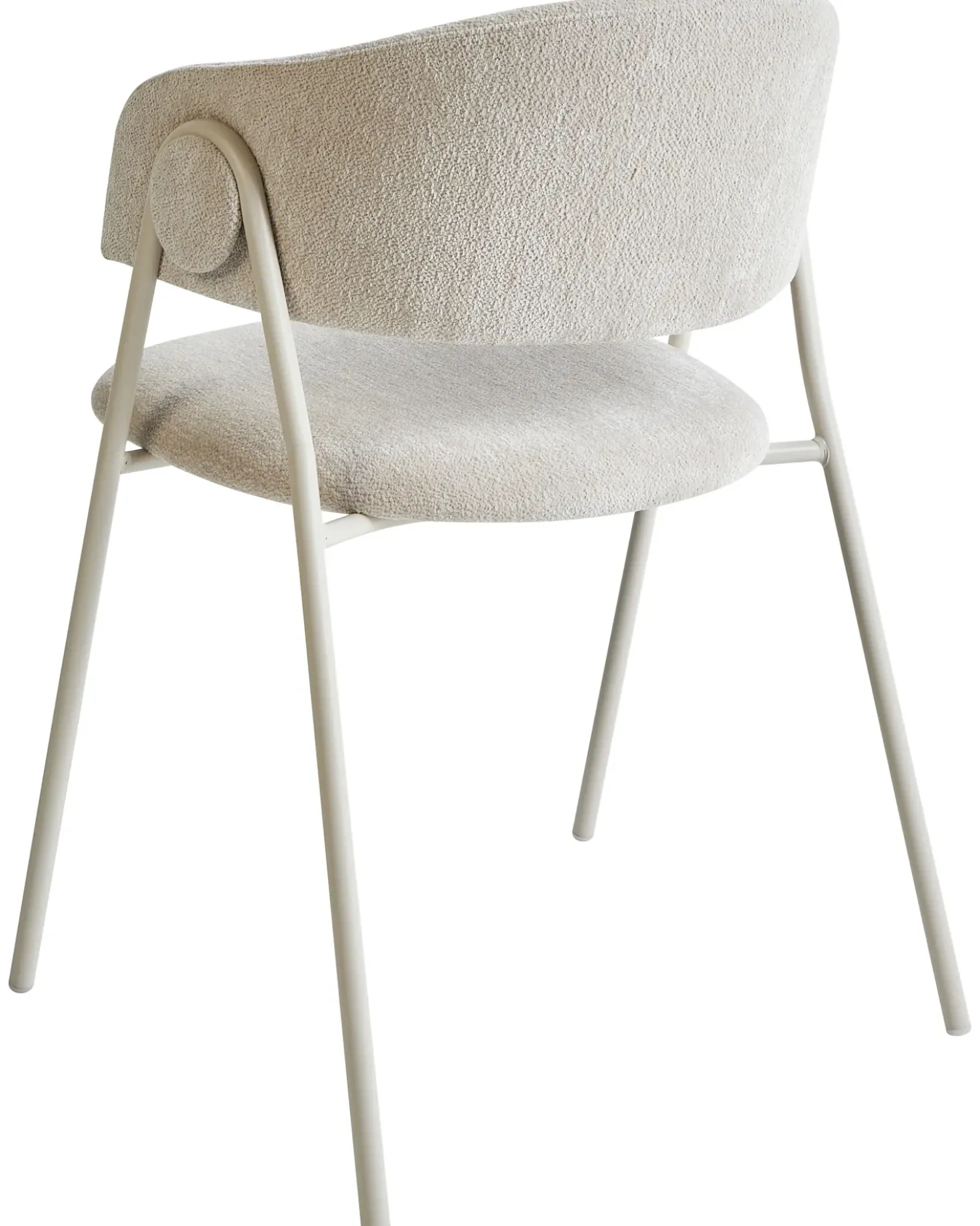 Set di 2 sedie da pranzo ALANSON Ciniglia Beige chiaro