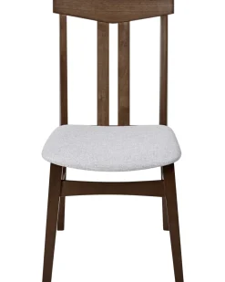 Set di 2 sedie da pranzo AVALON Legno Grigio chiaro
