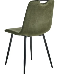 Set di 4 sedie da pranzo ARGYLE Velluto Verde scuro