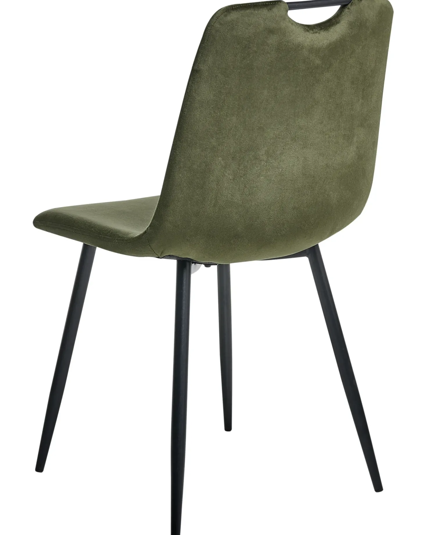 Set di 4 sedie da pranzo ARGYLE Velluto Verde scuro