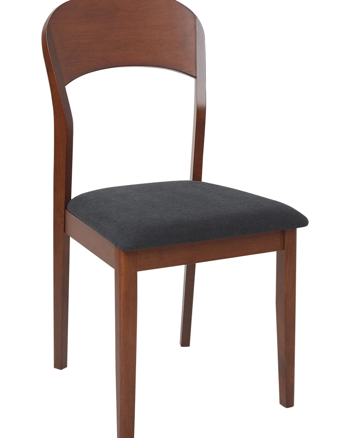 Set di 2 sedie da pranzo ALVIN Legno Marrone scuro