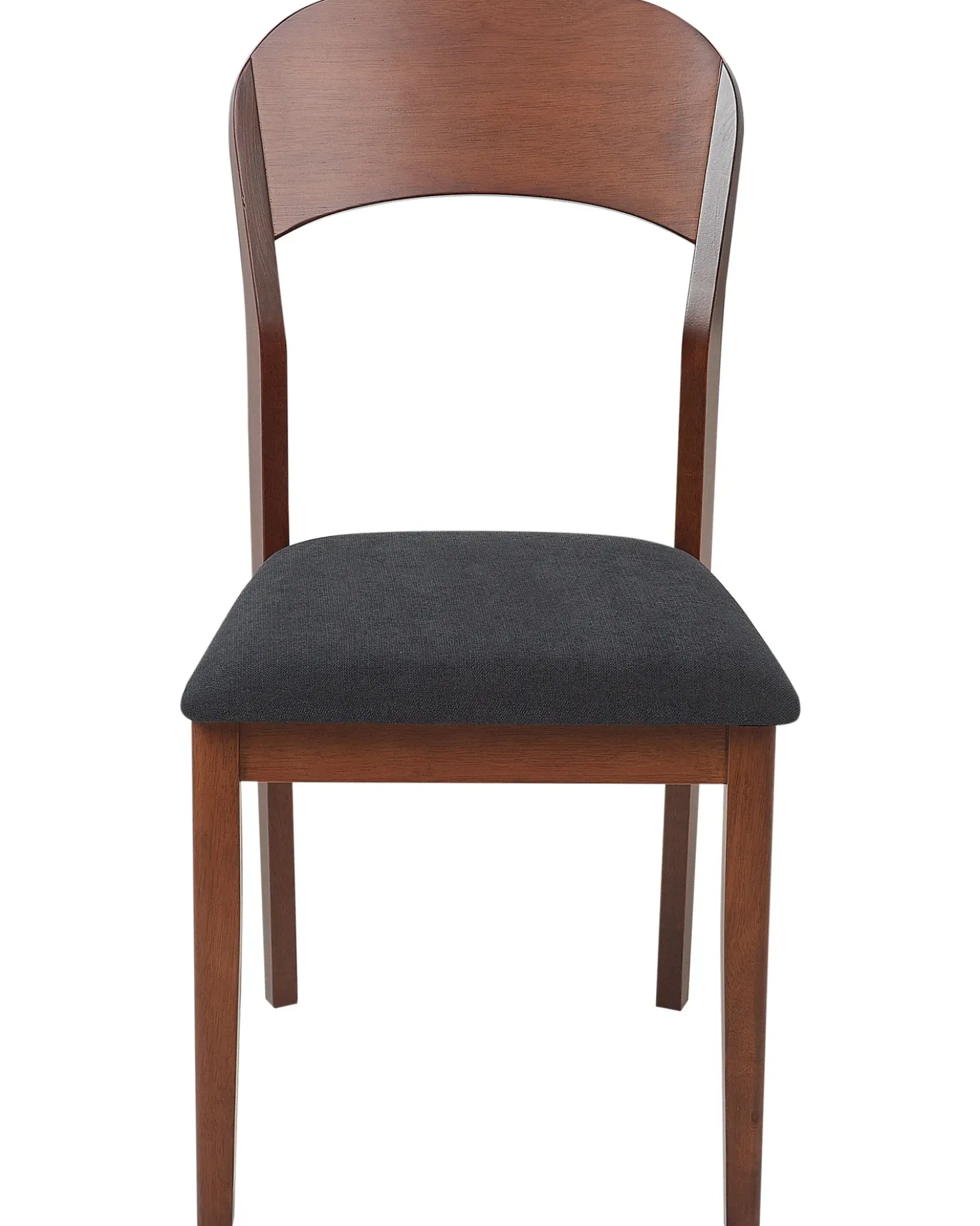 Set di 2 sedie da pranzo ALVIN Legno Marrone scuro