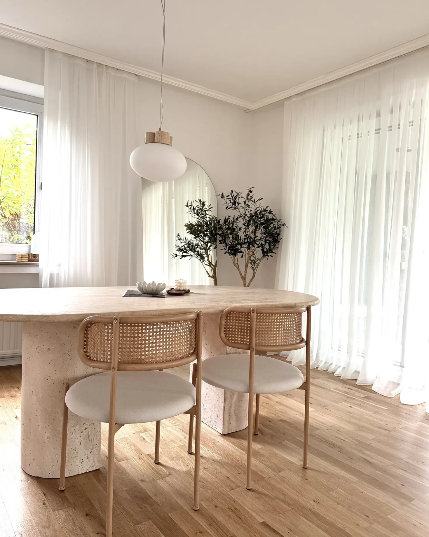 Set di 2 sedie da pranzo ANDOVER Metallo Beige chiaro