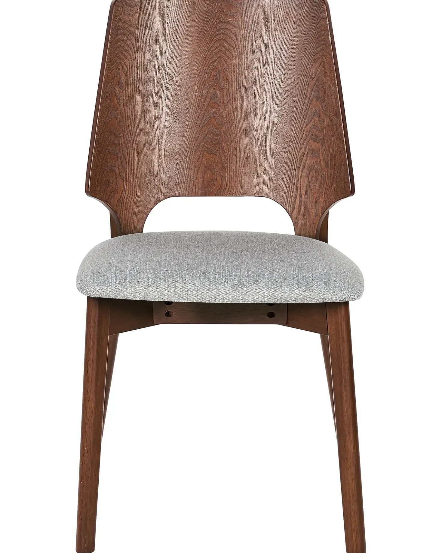 Set di 2 sedie da pranzo ABEE Marrone/Grigio