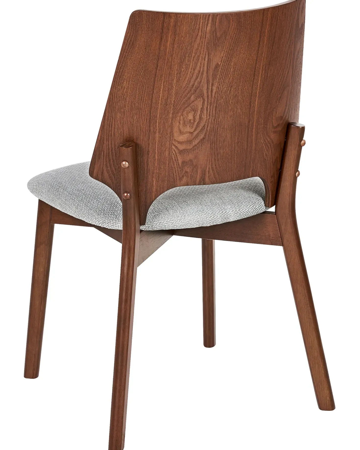 Set di 2 sedie da pranzo ABEE Marrone/Grigio