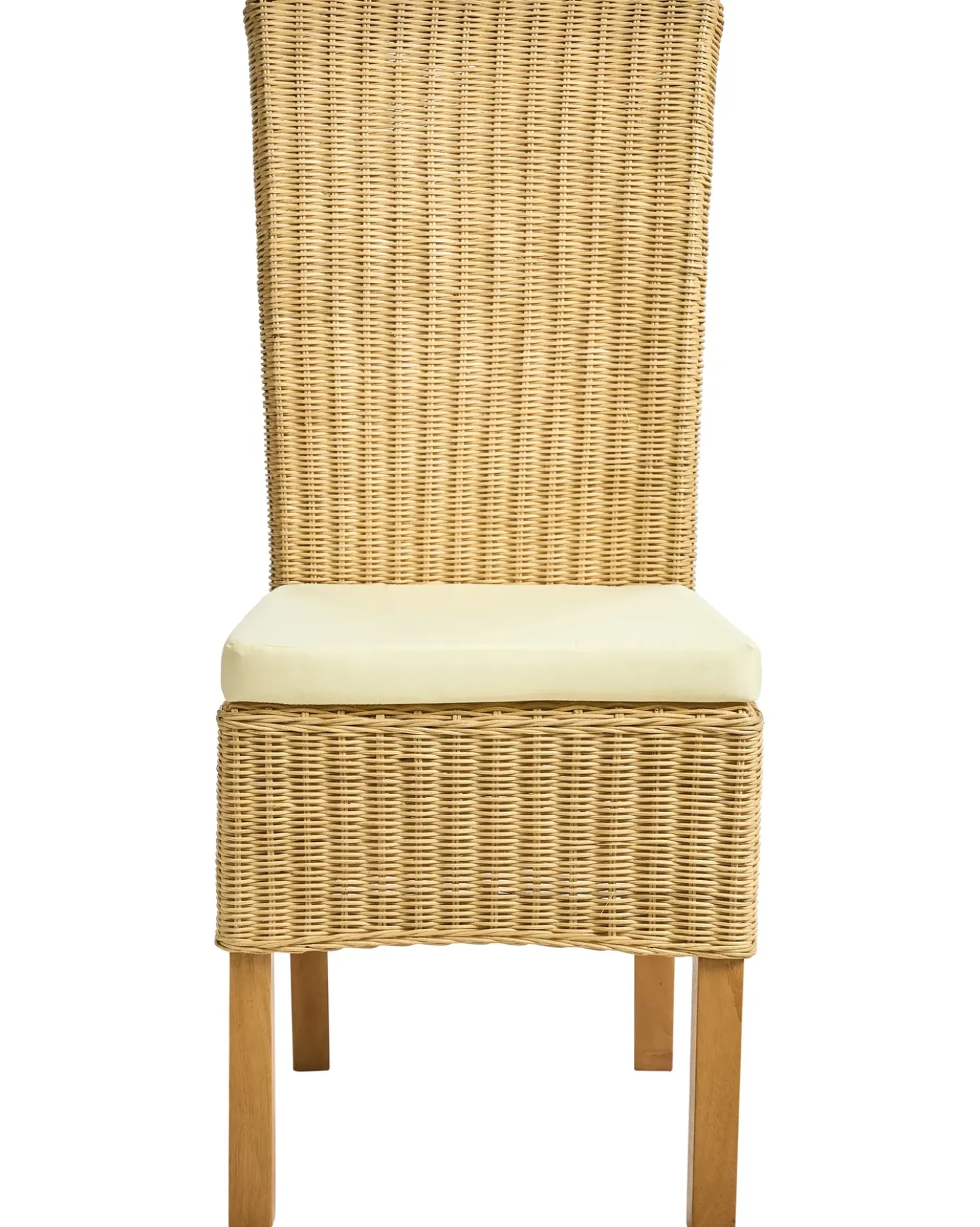 Set di 2 sedie da pranzo ANDES Rattan Naturale