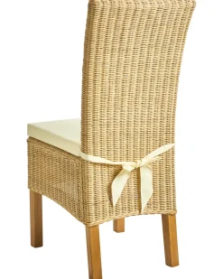 Set di 2 sedie da pranzo ANDES Rattan Naturale