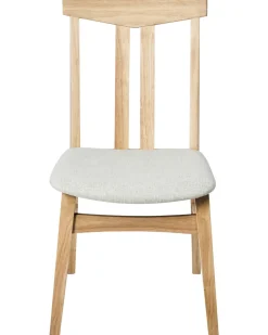 Set di 2 sedie da pranzo AVALON Legno Beige chiaro