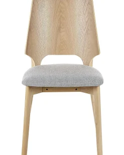 Set di 2 sedie da pranzo ABEE Marrone chiaro
