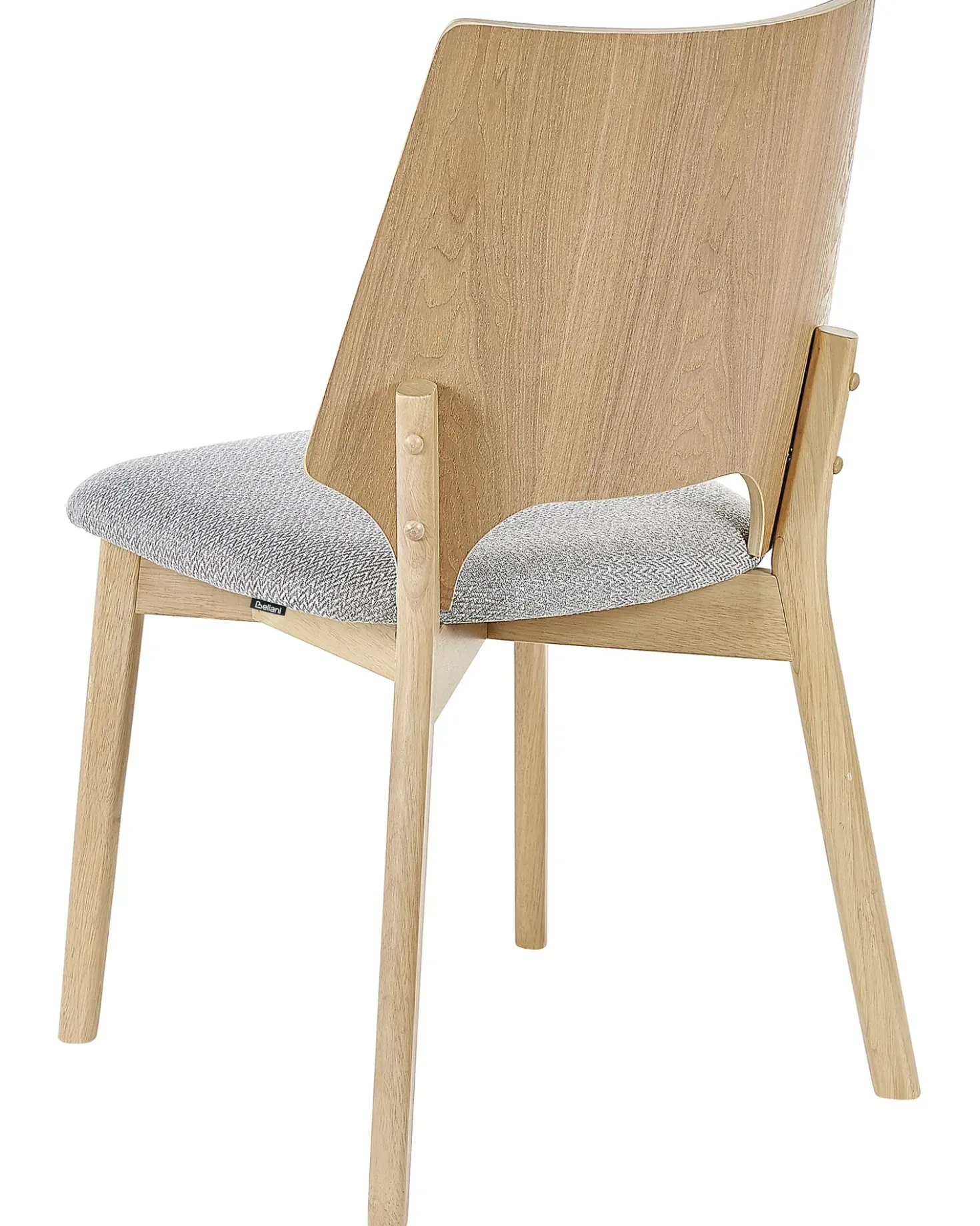 Set di 2 sedie da pranzo ABEE Marrone chiaro