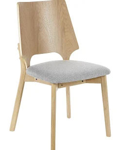 Set di 2 sedie da pranzo ABEE Marrone chiaro