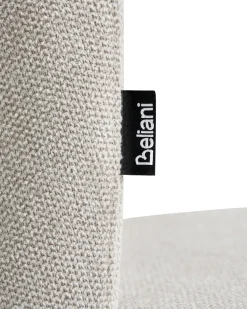 Set di 2 sedie da pranzo ARTESIA Tessuto Beige chiaro