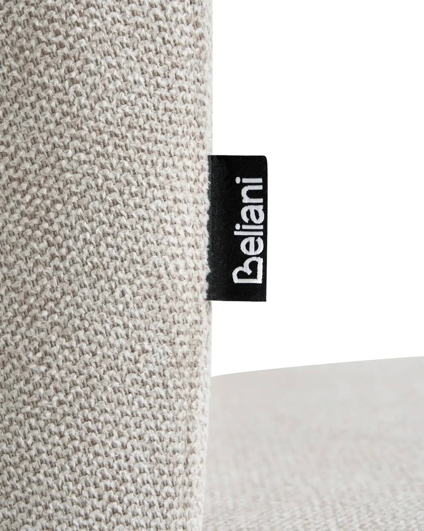 Set di 2 sedie da pranzo ARTESIA Tessuto Beige chiaro