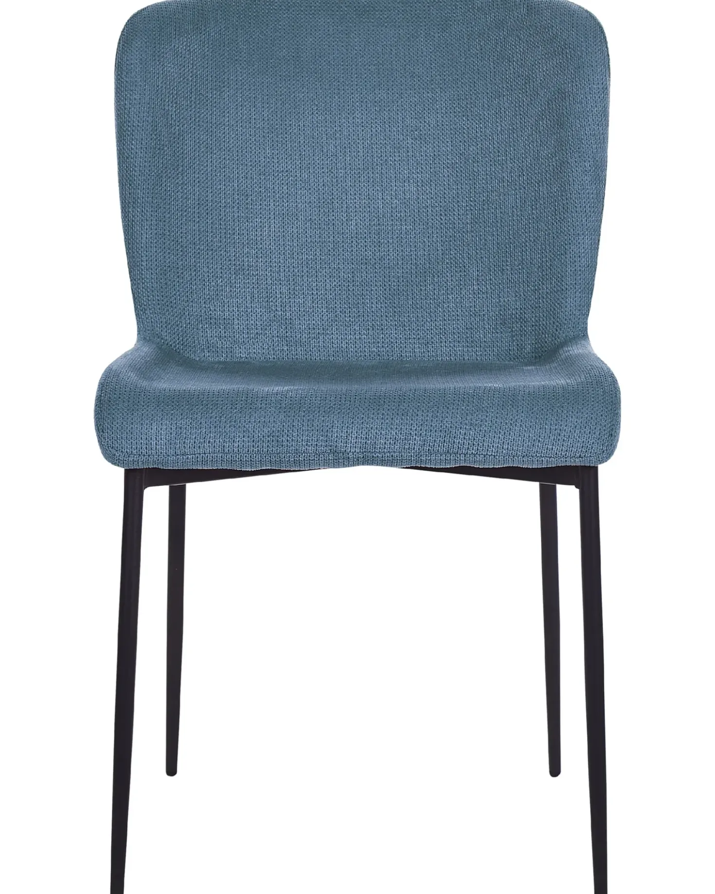 Set di 2 sedie da pranzo ADA Tessuto Blu