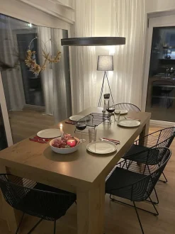 Set di 2 sedie da pranzo AURORA Metallo Nero