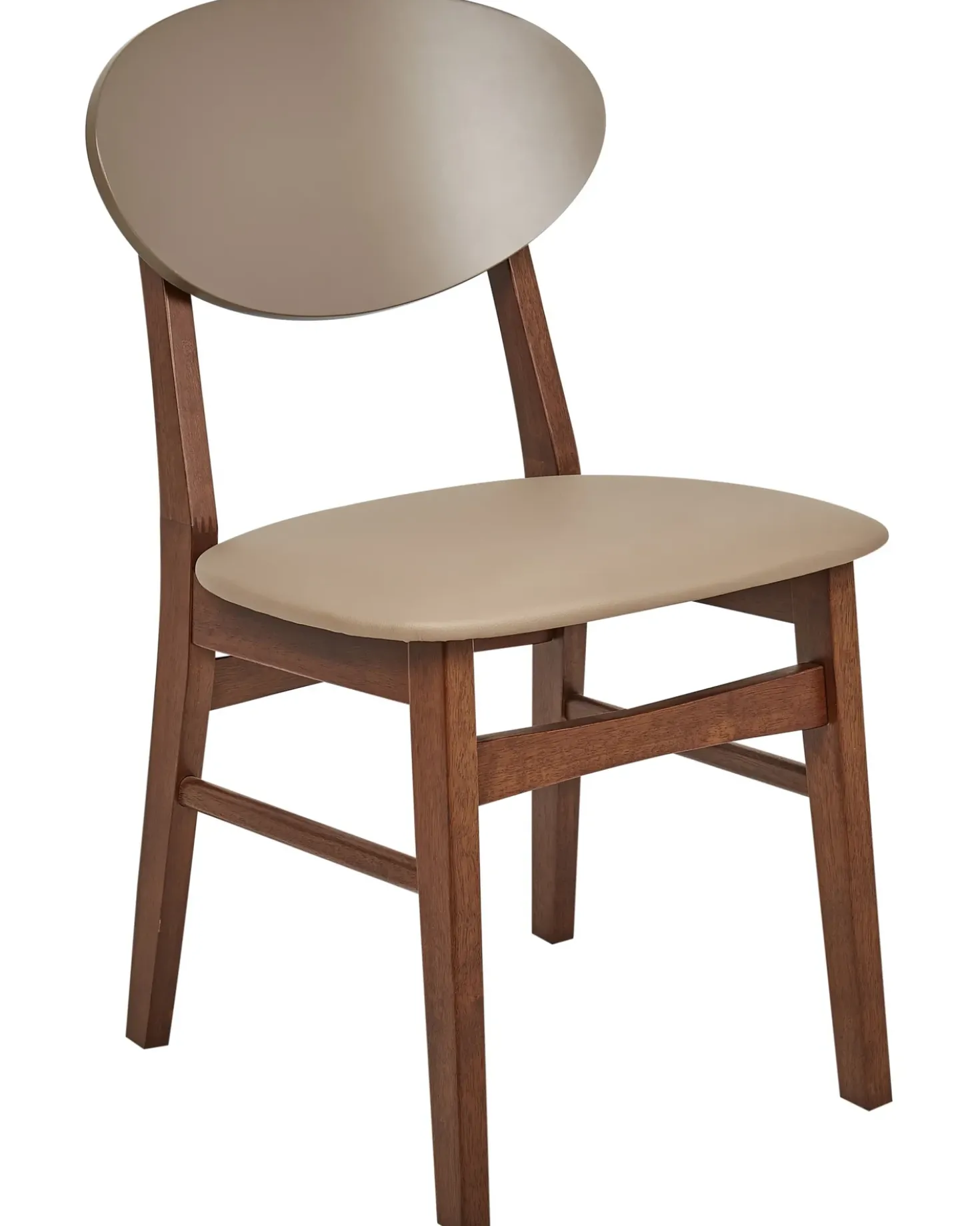 Set di 2 sedie da pranzo AMERY Legno Marrone chiaro/Marrone