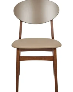 Set di 2 sedie da pranzo AMERY Legno Marrone chiaro/Marrone