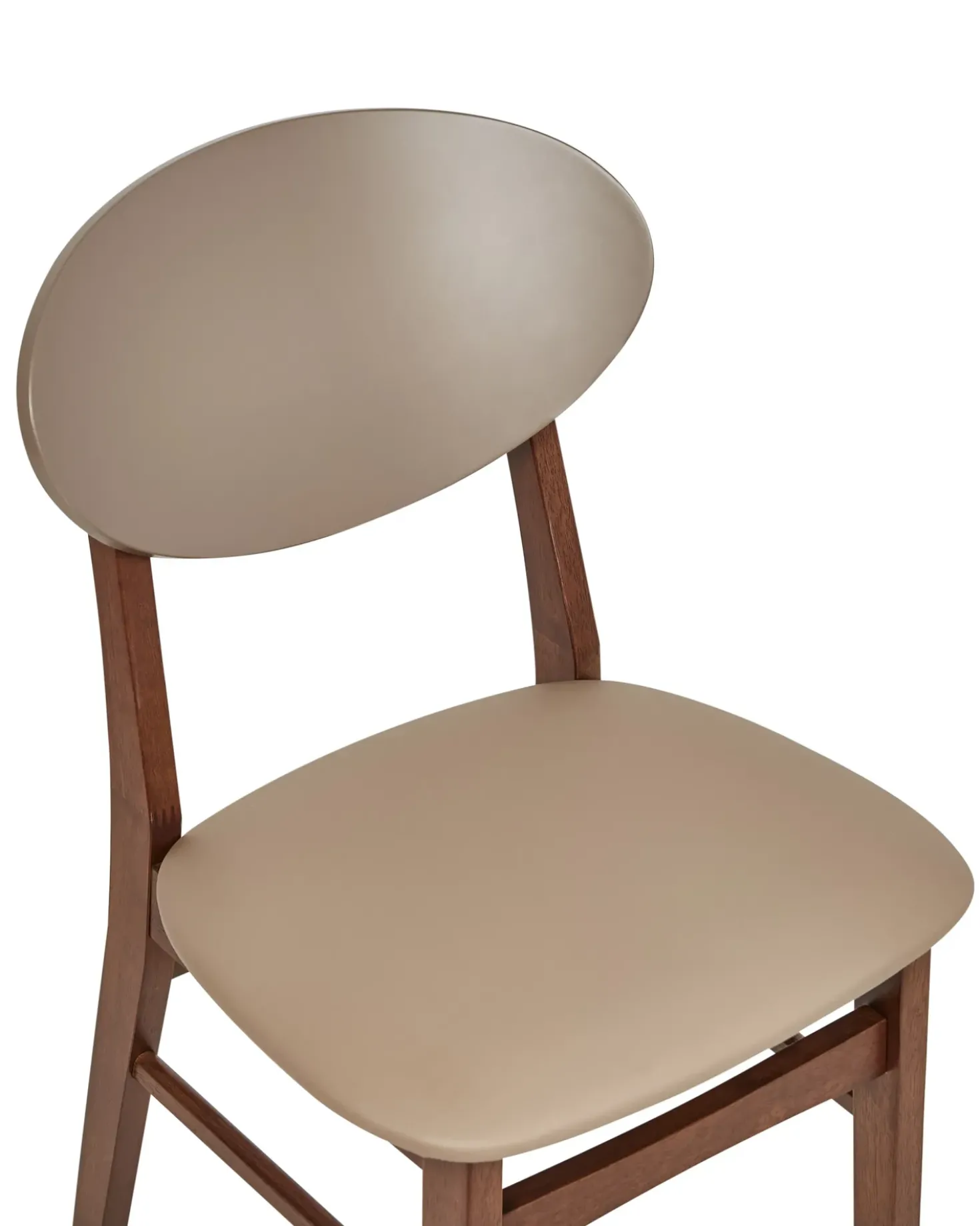Set di 2 sedie da pranzo AMERY Legno Marrone chiaro/Marrone