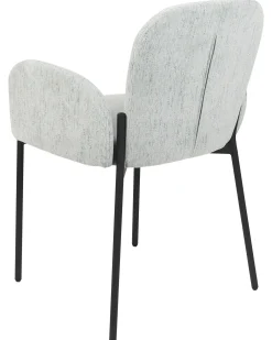 Set di 2 sedie da pranzo ALBEE Tessuto Verde menta