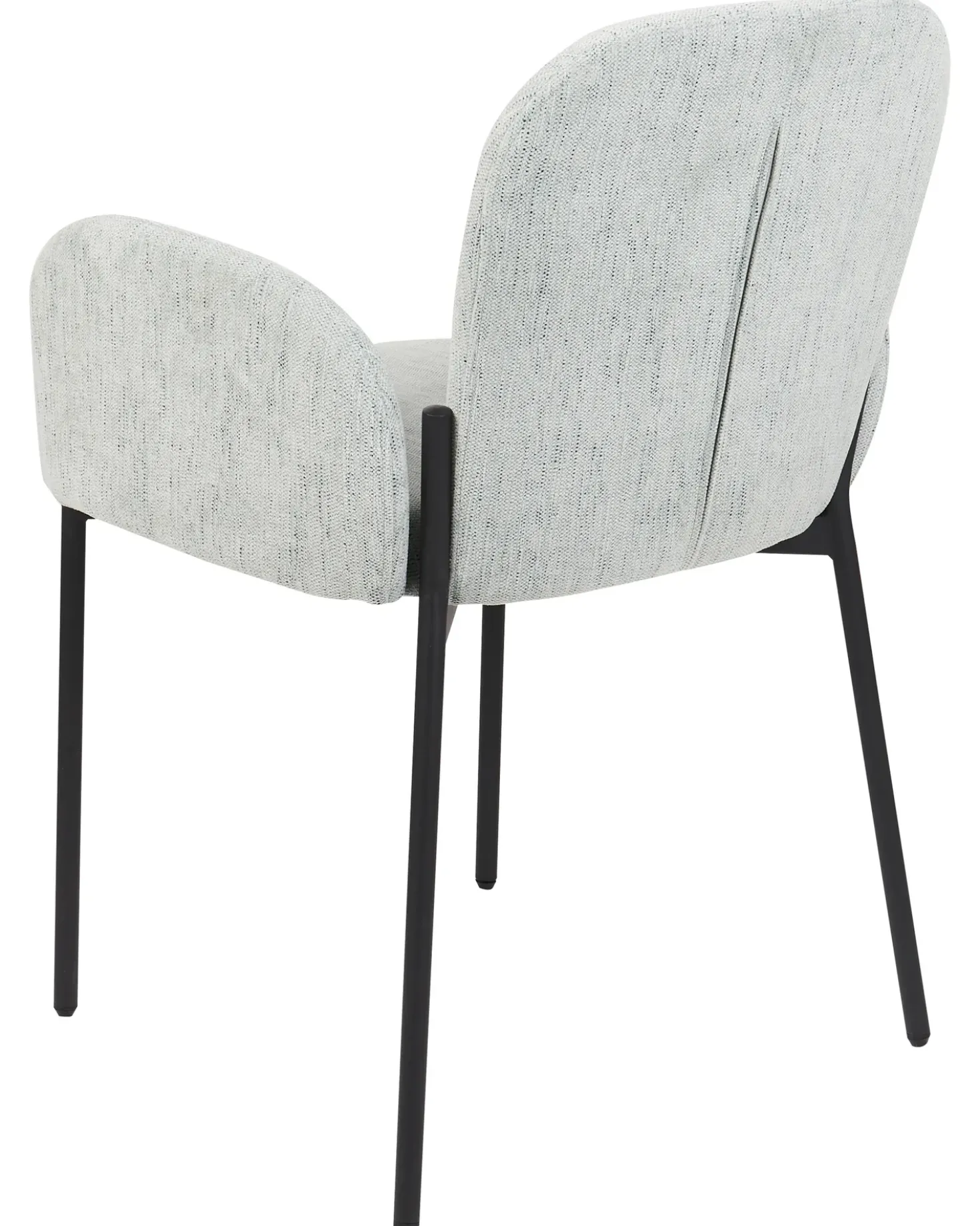 Set di 2 sedie da pranzo ALBEE Tessuto Verde menta